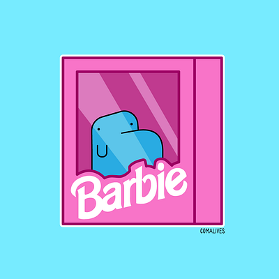Let me out.. adobeillustrator barbie barbiedoll barbiemovie bluewhale characterdesign design graphicdesign illustration illustrator logo vector vectordesign whale
