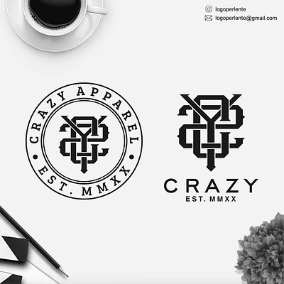 CZY monogram logo design apparel barand identity branding clothing line design icon illustration initials lettering logo logo design logofolio logomark minimal logo monogram typography