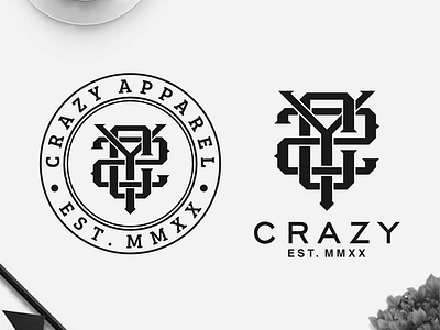 CZY monogram logo design apparel barand identity branding clothing line design icon illustration initials lettering logo logo design logofolio logomark minimal logo monogram typography