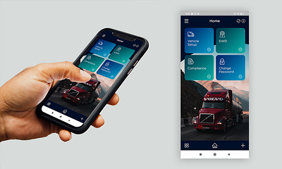 Book a Truck - Mobile App Design branding ui