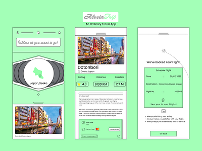 AlveinTrip : An Ordinary Travel App app business dotonbori graphic design japan logo osaka travel ui vacation