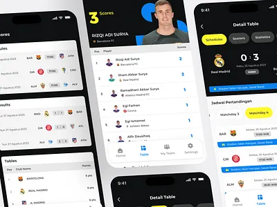 Golazo - Live Score Apps Mobile app ball branding design football illustration illustrator livescore mockups ui