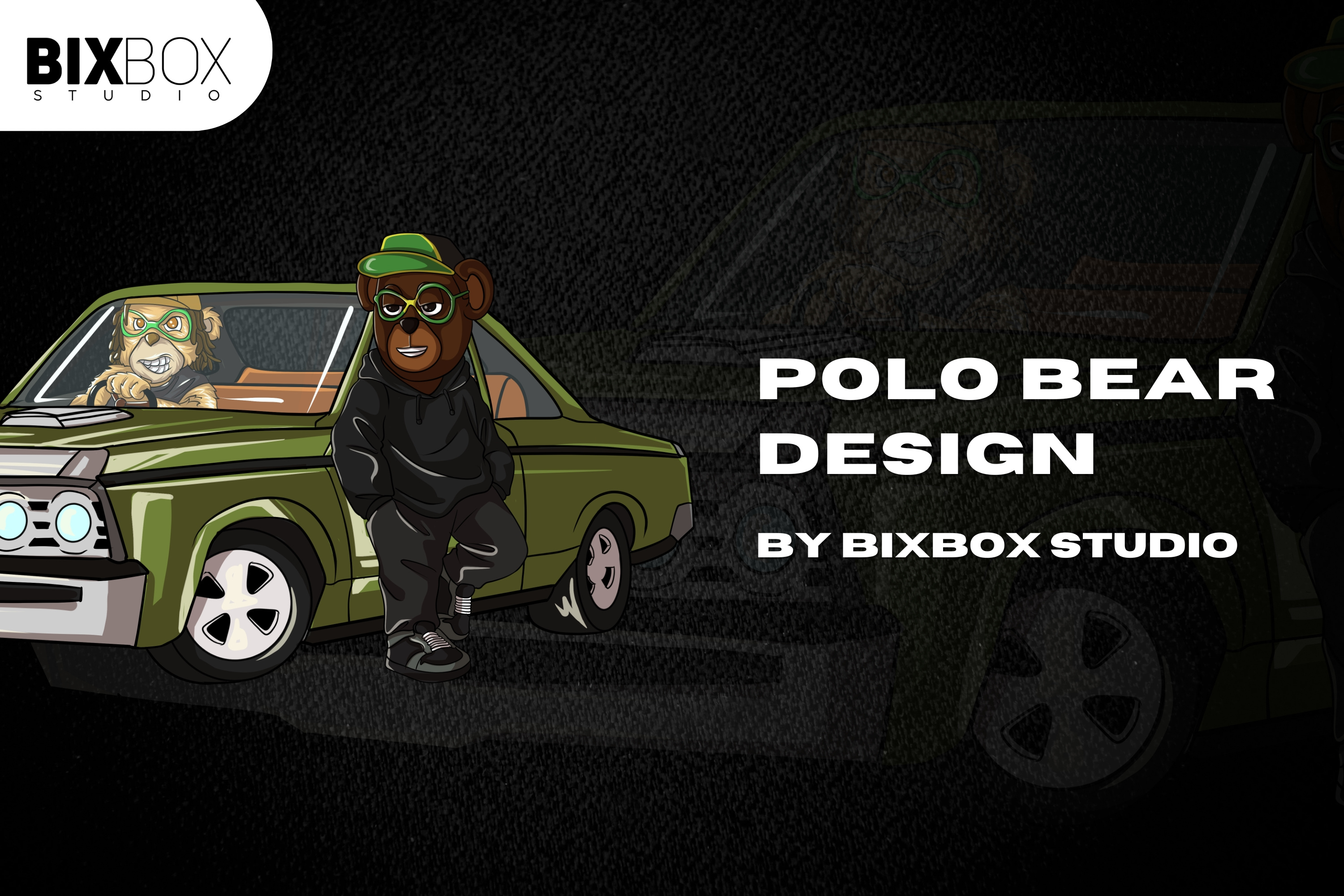 Streetwear Design Polo for T-Shirt and Clothing - Slim Boosie cartoon character clothing design graphic design illustration streetwear design tshirt design