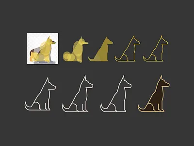 Dog Logo Design adobe illustrator branding coffee coffeehouse dog dog logo dog vector illustration linework logo logo design minimalist minimalist logo rebrand vector vector logo