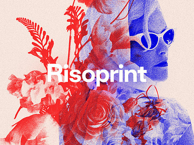 Risoprint - Risograph Grain Effect app branding design graphic design illustration logo typography ui ux vector