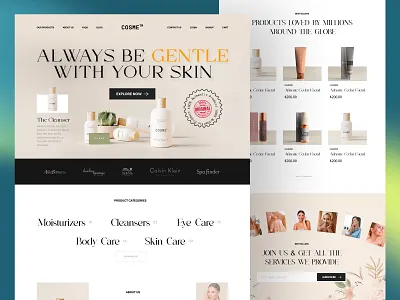 Shopify Store Design For Cosmetics Products ecommerce home landing page mini store shopify shopify designer shopify developer shopify skincare store shopify skincare website shopify store shopify store design shopify theme customization shopify website shopify website design store website woocommerce