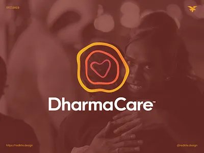 Complete Rebrand for an Australian Charity - DharmaCare australian brand identity brand identity design brand identity designer branding branding design care charity design heart logo love not for profit rebrand ripple