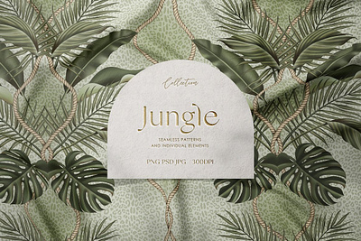 Jungle - Pattern Collection app branding design graphic design illustration logo typography ui ux vector