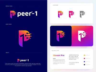 p technology logo, creative, modern, minimalist, letter logo branding colorful creative crypto logo design gradient logo letter logo logo logo design logo designer logo trends logofolio logotype minimalist modern modern logo modern logo design p technology logo trendy