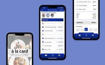 Mobile Restaurant Payment App app case study design graphic design ui ux ux design