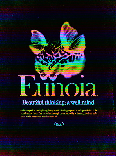 "Eunoia" apparel branding clothing design graphic design illustration poster streetwear