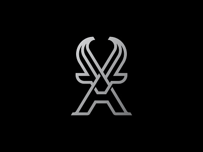 Letter A Ram Logo a initial a monogram animal logo app branding icon logo ram horn logo ram logo vector wild