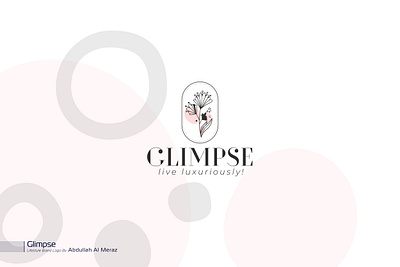 Glimpse Lifestyle Logo clients logo[ cloth fashion flower logo glimpse glow illustration lifestyle logo logo logo for sale man woman