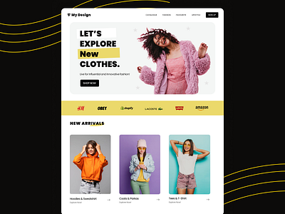 Shopping web app fashion figma modern ui ui uxui design