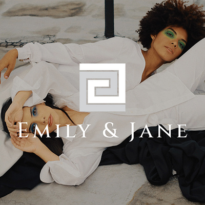 EMILY & JANE- LOGO AND BRAND IDENTITY PROJECT apprarel branding clothingbrand fashion graphic design logo logo design