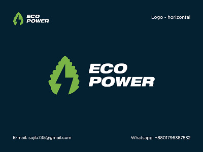 Power distribution company logo and branding design electrical energy
