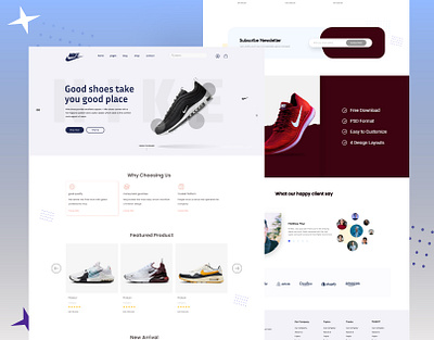 shoe website design design graphic design mobile app ui ux website
