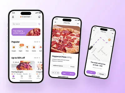 Delivery App Concept: UI/UX android app app design app interfaces app screens application application ui design interface ios mobile mobile app mobile app design mobile app screens ui uiux ux