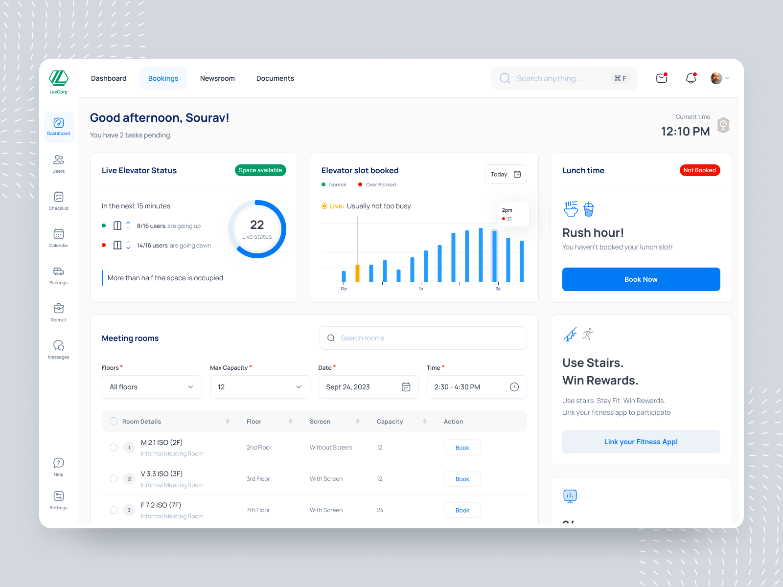 Example of Saa S Interface Design/ Dashboard Design