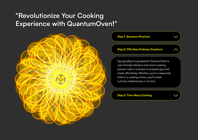 QuantumOven FAQ Section design graphic design illustration interface oven quantum question ui userinterface vector webdesign