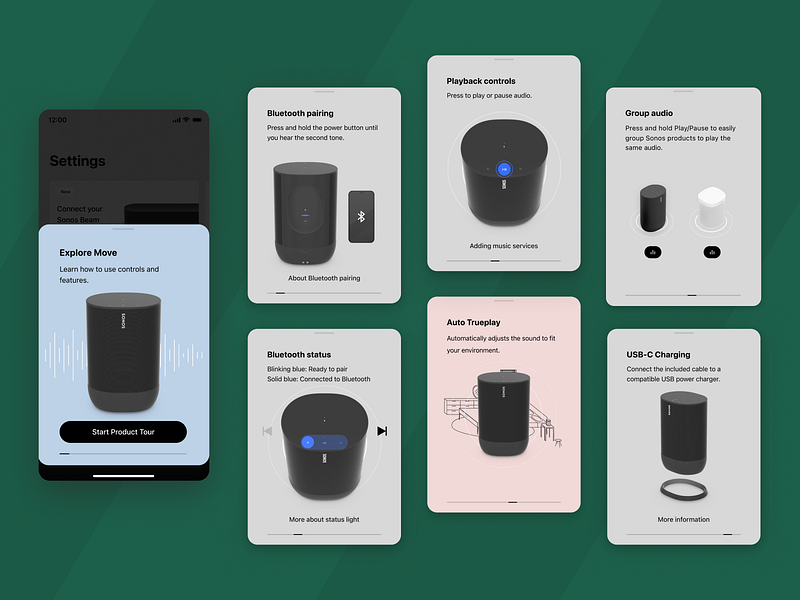 Move Product Tour app demo app tour graphic design hardware design mobile mobile design product design product tour responsive ui ui design ux design