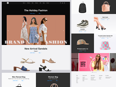 Fashion Website design designer fashion ui uiux website