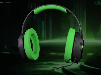 3D Corsair Headset Model 360 3d 3dsmax corsair headset model modelling