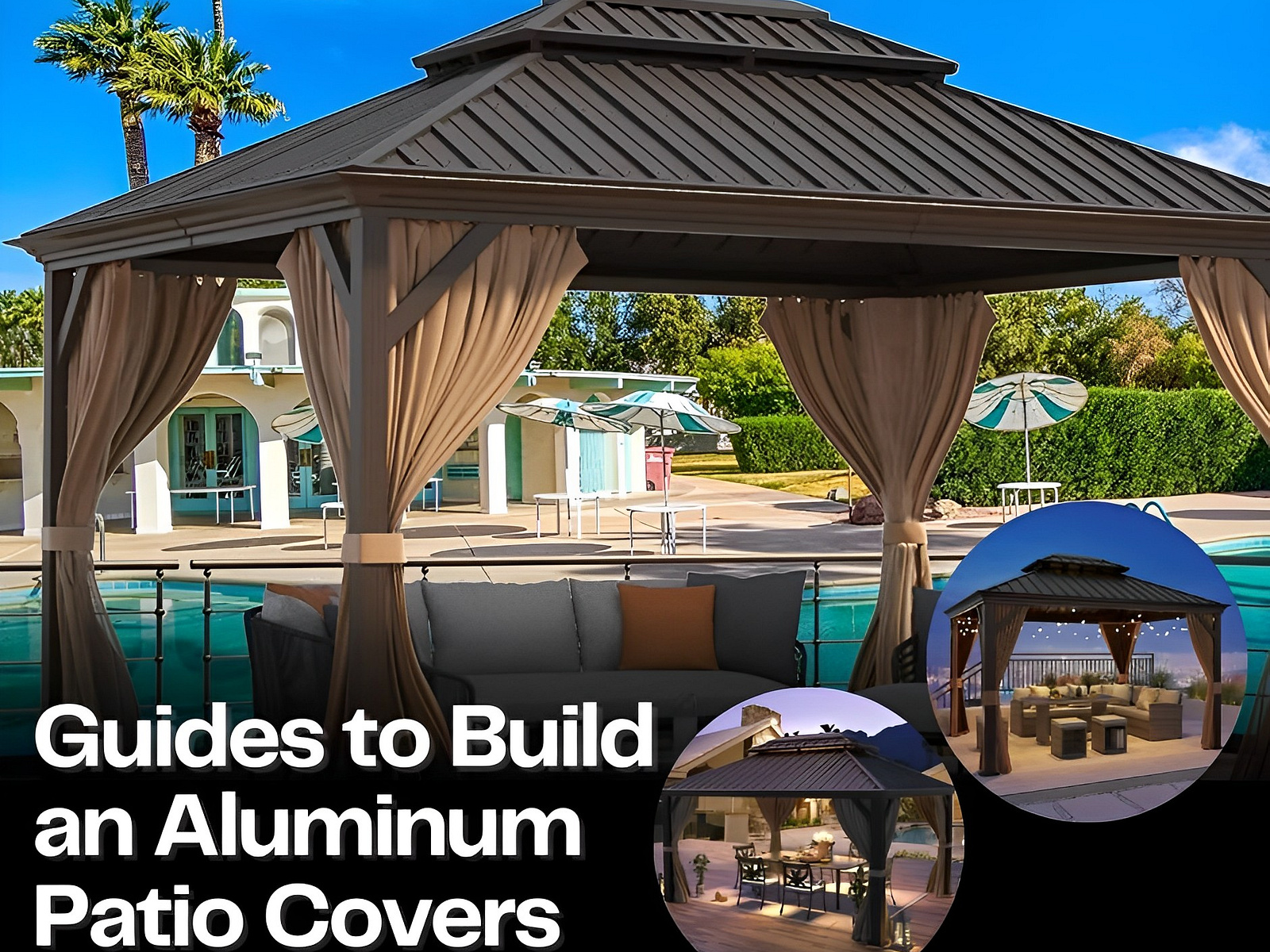 Guides to Build an Aluminum Patio Covers by New Dawn Awning on Dribbble
