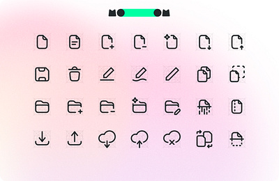 MoooM Day 2 design figma file folder icons mooom ui