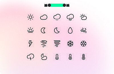 MoooM Day 4 design figma icons mooom ui weather