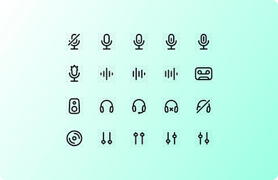 MoooM Day 10 design figma icons loud mic mooom sound ui
