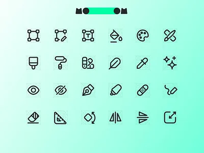 MoooM Day 15 design figma icons mooom paint pantone pen tool ui