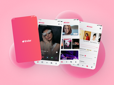 Tinder | UI Mobile Revamp design mobile app revamp tinder ui ux