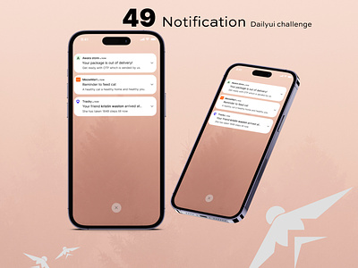 Dailyui049:notification 49 dailyui dailyui49 design figma message notification reminder ui
