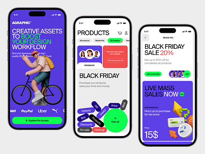 AGraphic ® - Mobile App Concept ux