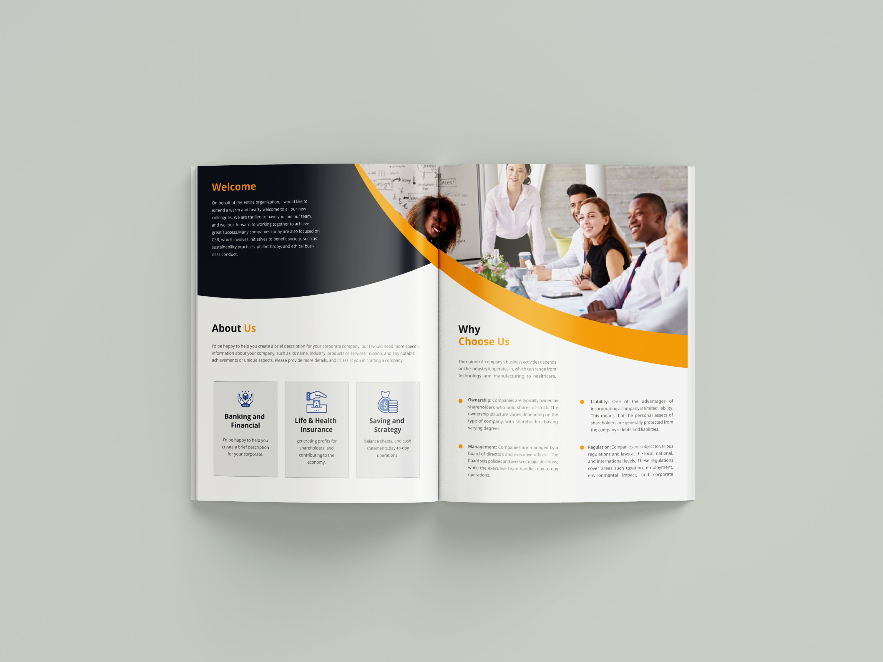 Brochure Design by Shehab Uddin on Dribbble