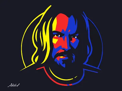 JOHN WICK illustration autotype branding design dribble graphic design illustration johnwick johnwick illustration logo photos photoshop ui