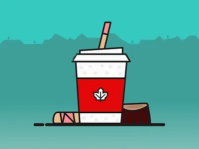 Cold coffee behance branding canada coffee design dribbble graphic design illustration logo shot ui uiinspiration uiux
