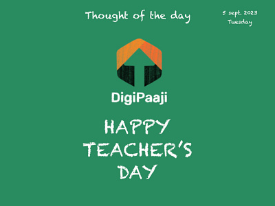 Teacher's Day Promotional Video branding design graphic design illustration logo typography ux vector video