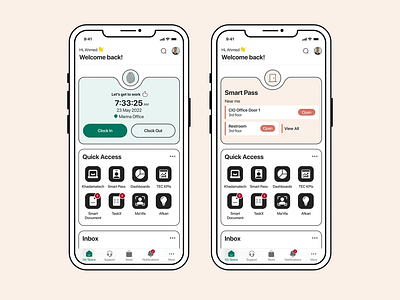 Smart Office Mobile App app colorful design manage mobile app neo brutalism smart office ui ui trend ux