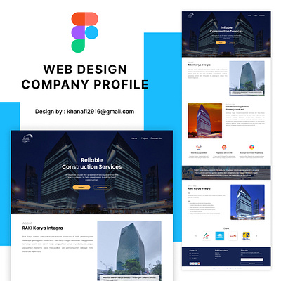 WEB DESIGN - COMPANY PROFILE design ui uiux web webdesign