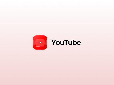 Youtube- App icon redesign concept #7 app branding design graphic design illustration logo typography ui ux vector