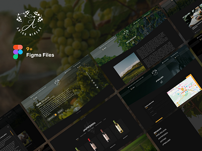 Winery and Wine Store Theme figma figma design georgia graphic design internet shop label design landing page ui uiux ux web design wine winery winery branding ვაზი მარანი ღვინო