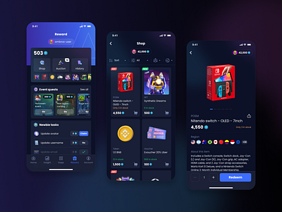 Ambros App - Reward Crypto blockchain coin crypto ecommerce nft productpage shop token