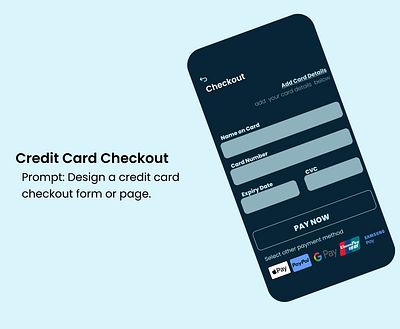 Credit card checkout app checkout credit card graphic design paystack