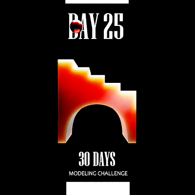 30 days modeling challenge - day 25 3d animation b3d ball blender motion graphics
