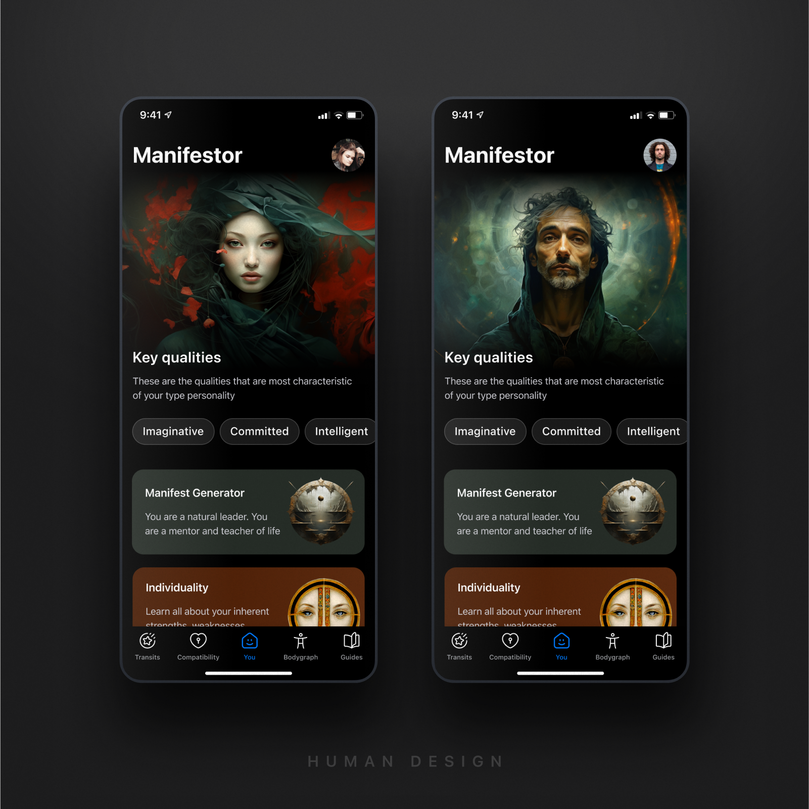 Human Design App by Evgeny Kumskov on Dribbble