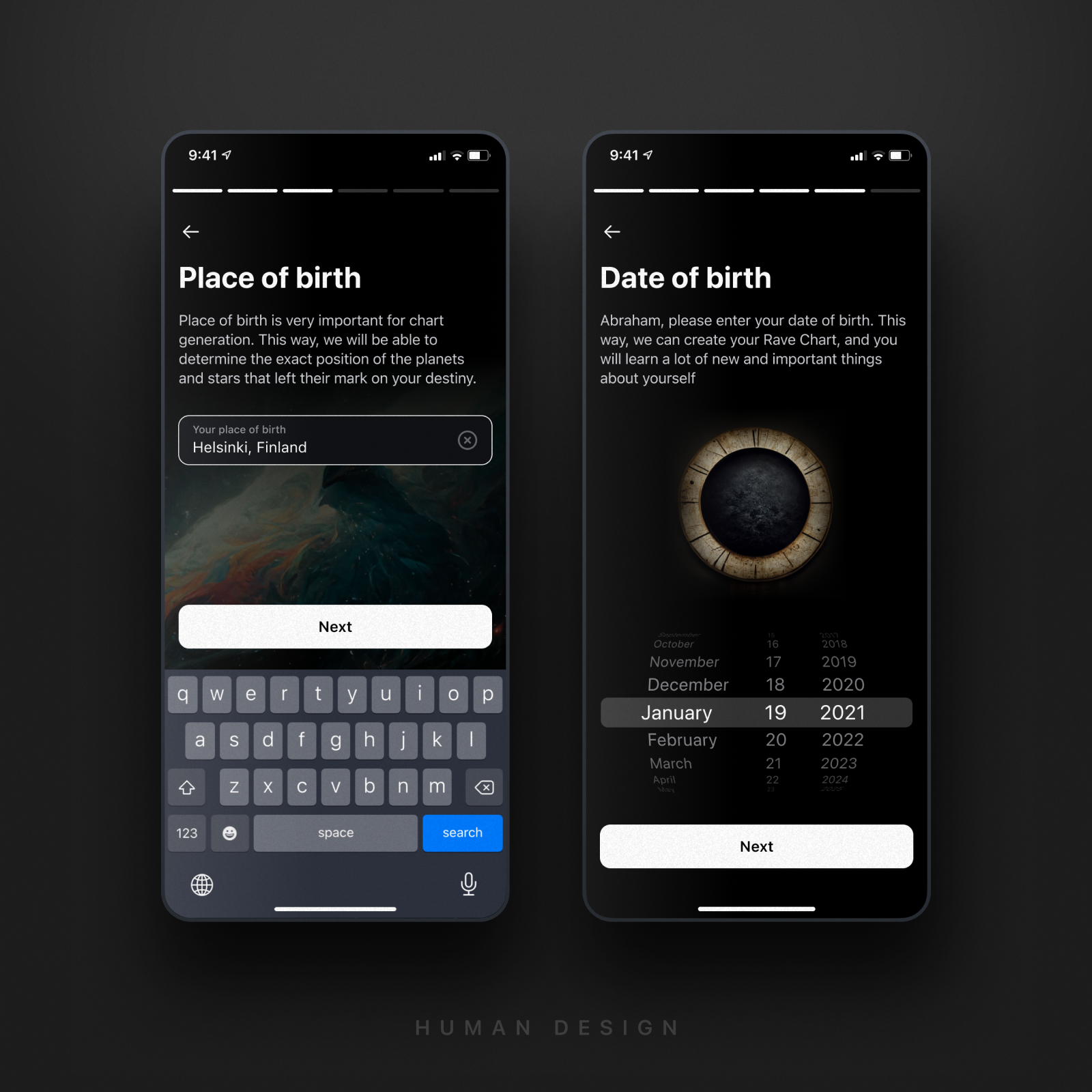 Human Design App by Evgeny Kumskov on Dribbble