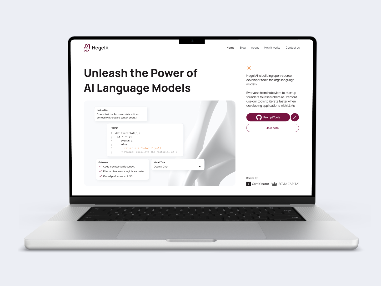 HegelAI - website design ai design hero light minimalistic owl purple silver simple tends ui uiux webdesign website white