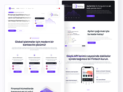 Monofy : Payment Services Landing Page banking credit card design hero section homepage landing landing page payment payment landing saas ui